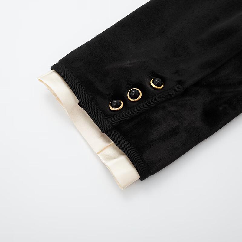 Women's Corduroy Round Neck Short Jacket