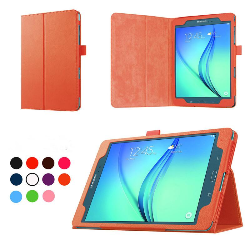 Flip Tablet For Samsung Galaxy Tab A T550 T555 SM-T550 9.7 PU Leather Stand Tablets Funda for Samsung Galaxy Tab a SM T550 Case