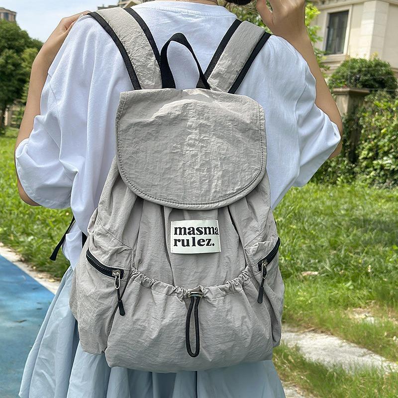 Backpack Women's Large Capacity New Casual Canvas Student School Bag Outdoor Mountaineering Bag Travel Backpack