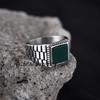 R3339 Men's High Quality 316LStainless Steel Onyx Watchband Rings Classic Fashion Trend Jewelry Product