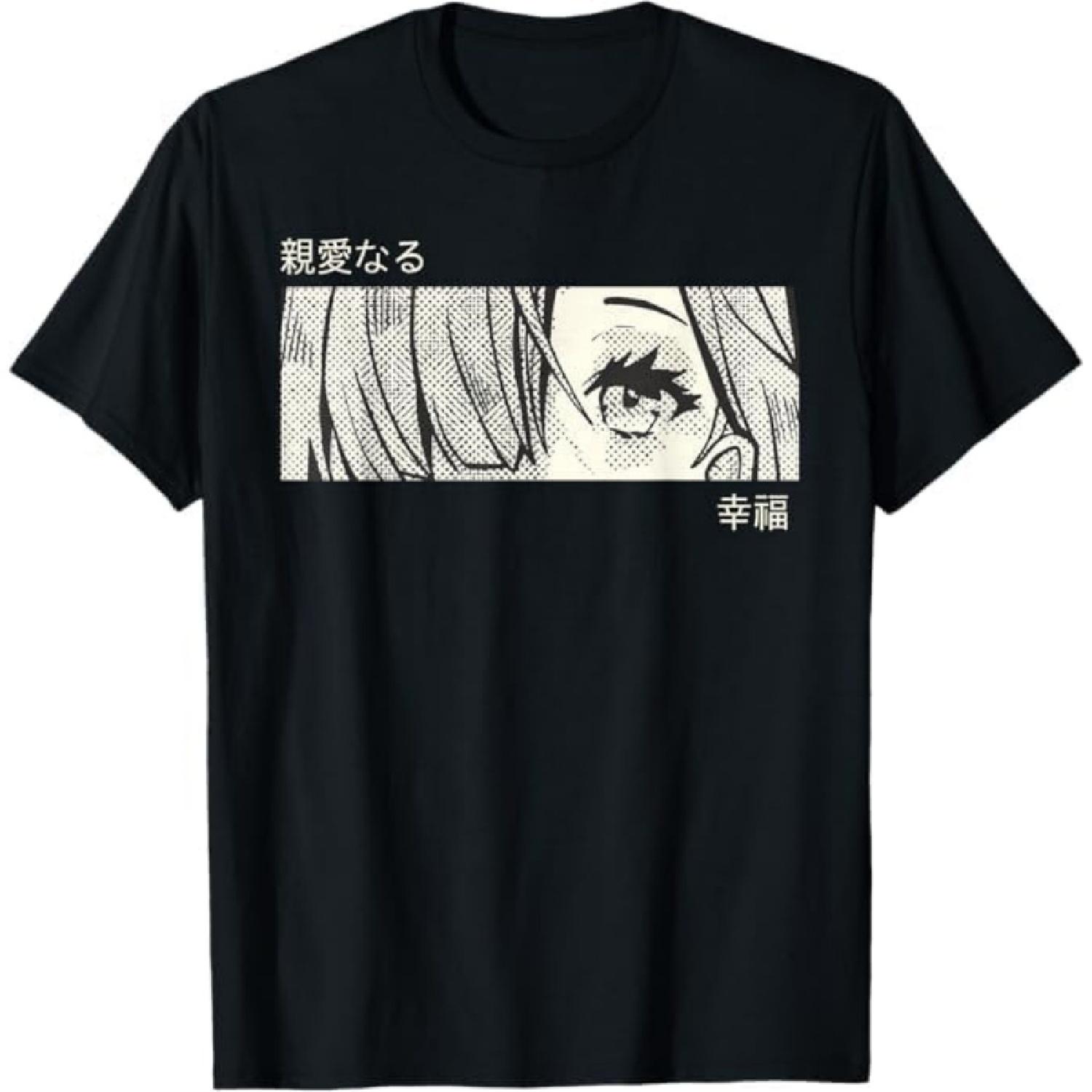 

Anime Girl Eyes - Japan Culture Art - Japanese Aesthetic T-Shirt BAOANH Mens Womens Tank Top Sweatshirt Hoodie Longsleeve 1625 Black XXXXXL різнокольоровий