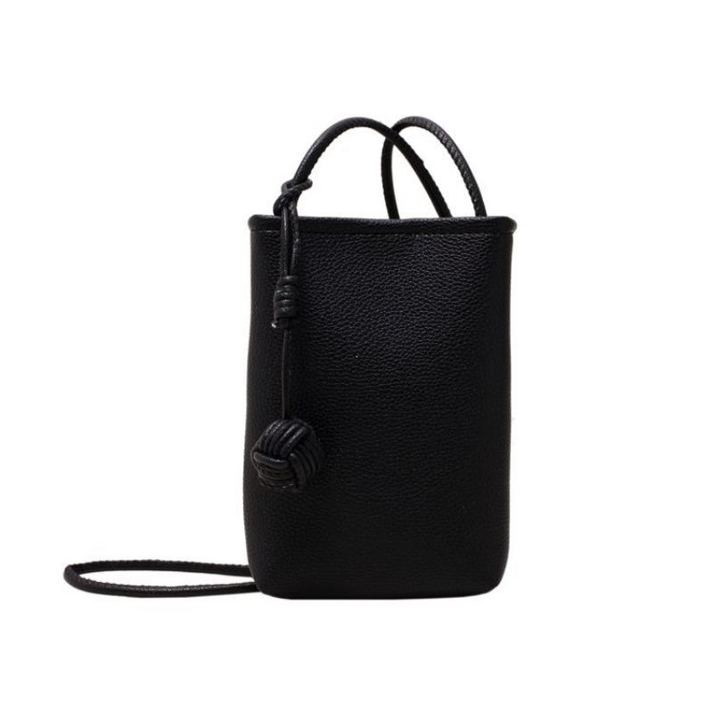 

Новые женские кошельки и сумки из искусственной кожи, модные сумки через плечо большой вместимости, маленькие сумки на плечо для женщин, кошелек с клапаном для телефона чёрный