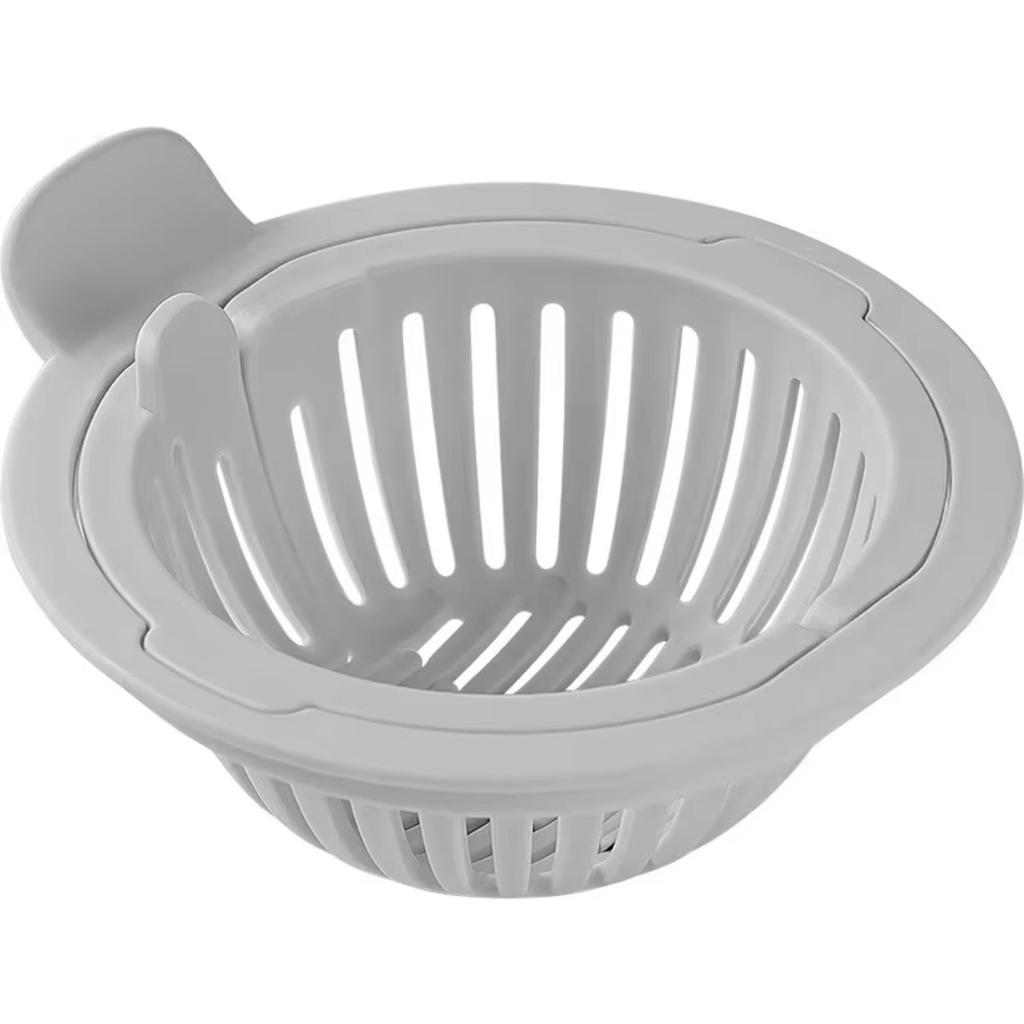 Plastic Round Sink Strainer Basket with Handle for Kitchen Sink Drainage and Food Residue Collection