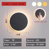 Nordic Style LED Round Wall Lamp - Bedroom, Living Room & Indoor Lighting
