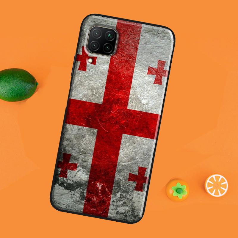 

Чехол для телефона Georgia Grunge Flag для Huawei P40 Lite P20 P30 Pro Nova 5T P Smart Z 2019 2021 Honor 50 10i 8X 9X Honor 50 Lite