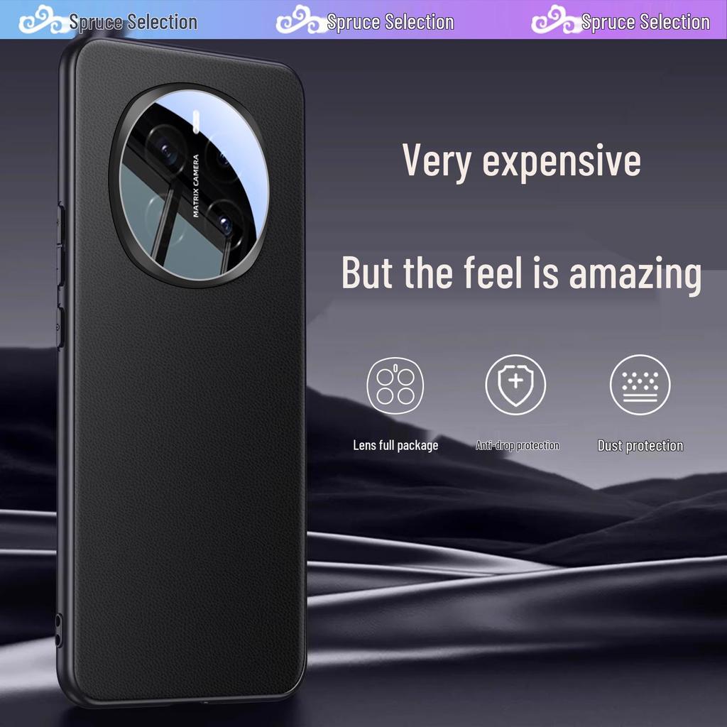 Honor Magic7 Echtleder Mattiertes Schutzhülle - Vollständige Abdeckung, Sturzsicher