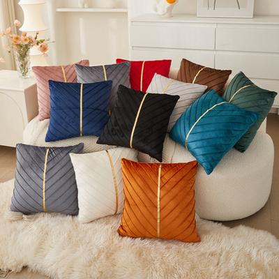 Velvet Pillow Cover 18x18 Inch Luxury Cushion Case with Hidden Zipper Decorative Sofa