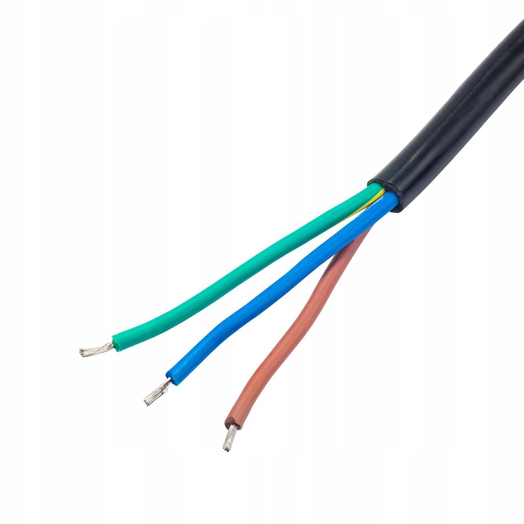 Kabel zasilający Akyga AK-OT-02A bez zakończenia CEE 13 250V/50Hz 1.5m