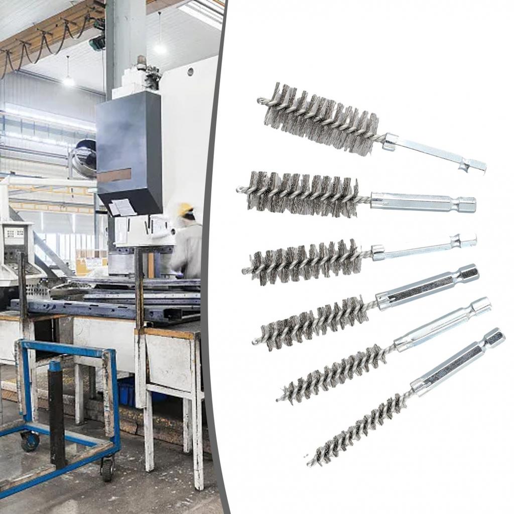 Cleaning Brush Drilling Brushes Cleaning Brushes Silver Wire 12mm