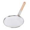 Skimmer Spoon Stainless Steel Fine Mesh Food Strainer Filter Spoon with Wooden Handle Multi Purpose for Home Kitchen