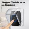 Ring Doorbell Cover Steel Doorbell Weather-Blocking Protective Cover Anti-Glare Clear Doorbell Rain Cover for Home Keypad Card