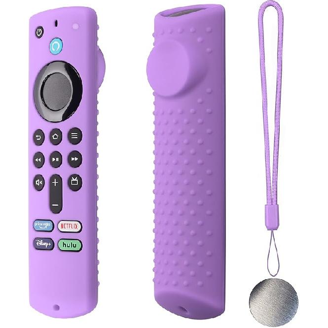 Silicone Remote Cover for Fire TV Stick 3rd Gen 2021 /Fire TV Stick 4k Max Silicone Case Anti-Slip Silicone Protective Case Silicone Sleeve with