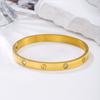 Waterdichte Roestvrijstalen Kruis Armband voor Vrouwen Nieuwe Trend Koppel Armband Luxe Sieraden Accessoires Bruiloft Feest Cadeau