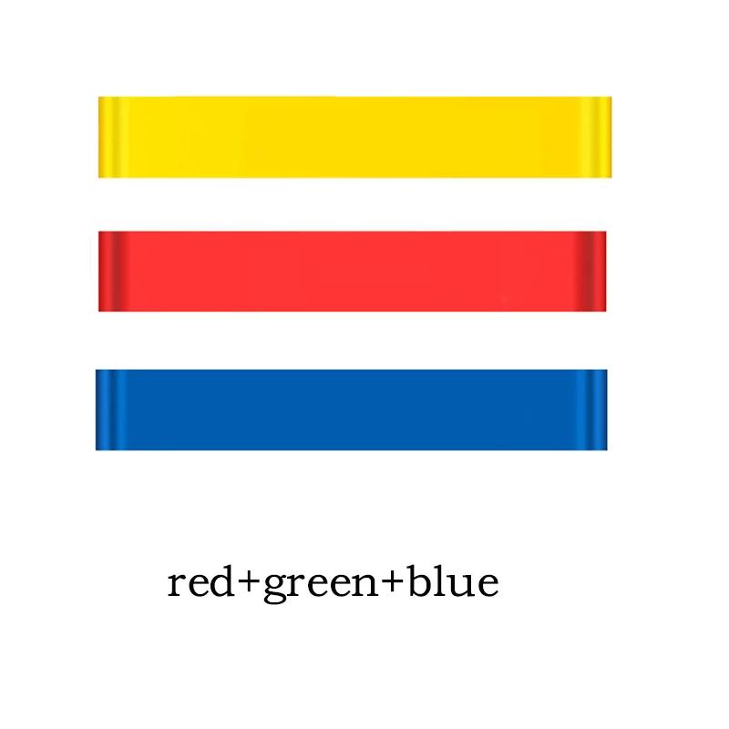 Yoga Sport Exercício Elástico Fitness Faixas Ideais para Casa 5 Níveis Diferentes Faixas de Resistência Pilates Crossfit Equipamento de Treino