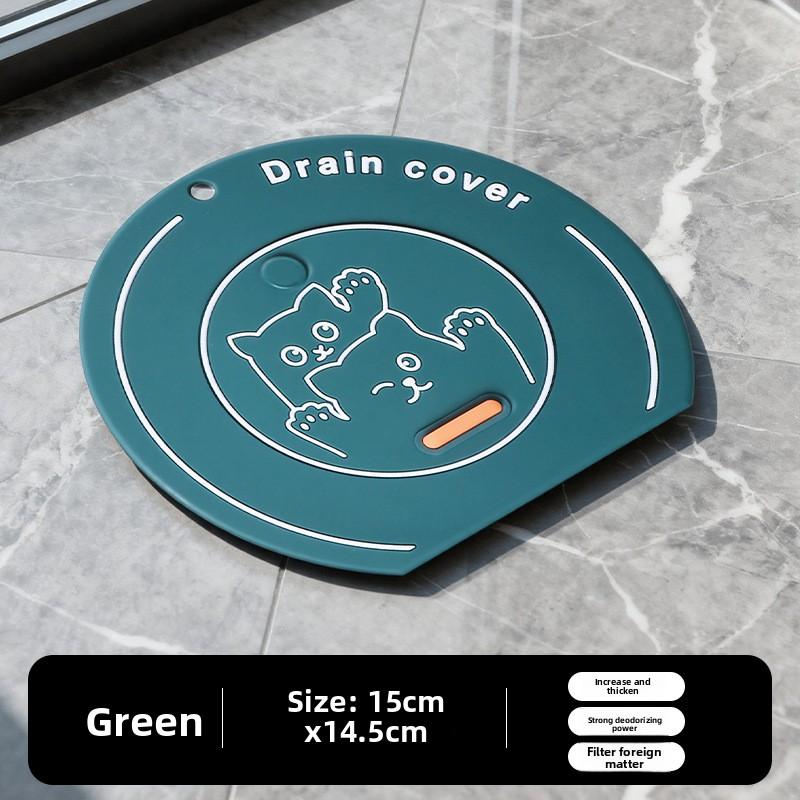 Floor Drain, Bathroom Floor Drain, Soft Rubber, Cute Floor Drain Cover, Anti-odor Pad, Silicone Pad, Sewer Plug, Anti-odor Cover, Kitchen