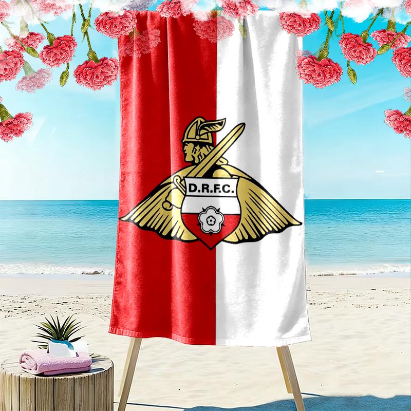 Doncaster Rovers Football Club Print Beach Towel Large Soft Quick Dry Towel For Beach Camping Swimming