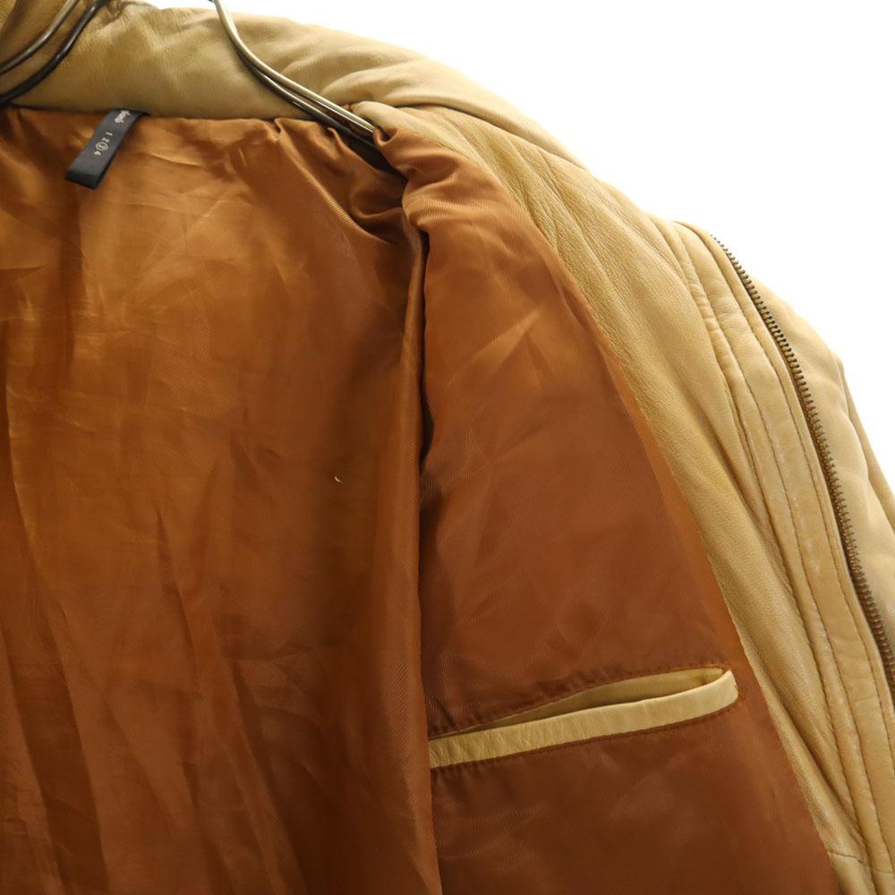 glamb leather Down jacket 3 beige Men's Used