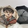 1PC Harry Potter Umbrella-8-Rib Reinforced, Automatic Open, Lightweight & Durable, Cute Fashion Accessory for Outdoor, D2695