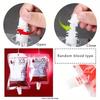 20Pcs 250Ml Halloween Cosplay Drink Container Bag Vampire Blood Pouch Props Zombie Beverage Drinks Bags Diy Party Supplies