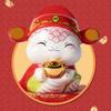 Cute Snake Money Box Creative Ceramic Piggy Bank Zodiac Snake Statue  Home Decoration