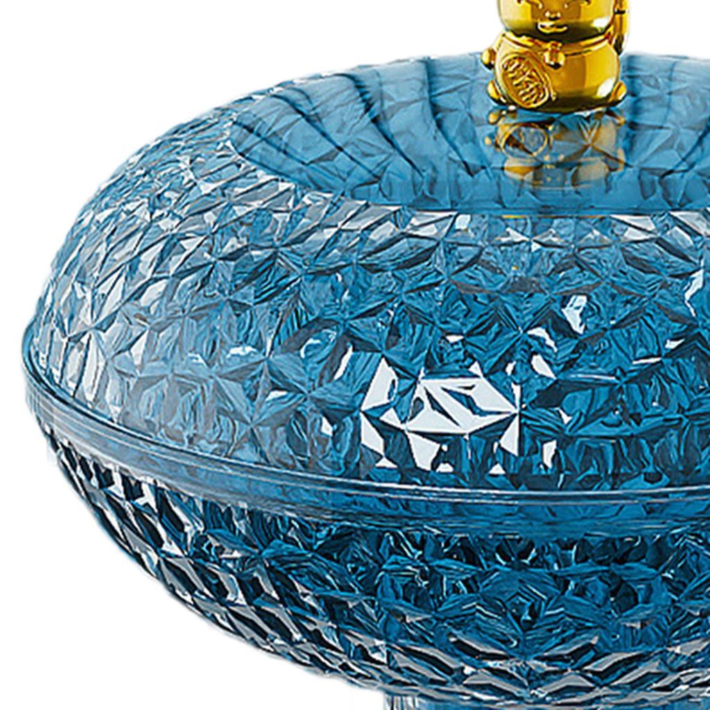 Countertop Fruit Bowl with Lid Basket Removable Holder, Plate for Party Wedding