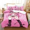Ironmouse Bedding Set Single Twin Full Queen King Size Bed Set Adult Kid Bedroom Duvet Cover Sets 3D Print Anime Kawaii Bedding