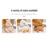 Genuine Doudou Plush Toy: Rabbit, Duckling, and Bear - Soft and Cute Bed Pillow Rag Dolls for Girls