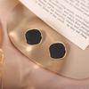 Circular Droplet Shaped Irregularity Metal Earring for Women Vintage Jewelry Design Fashion Aesthetic Earrings Accessories