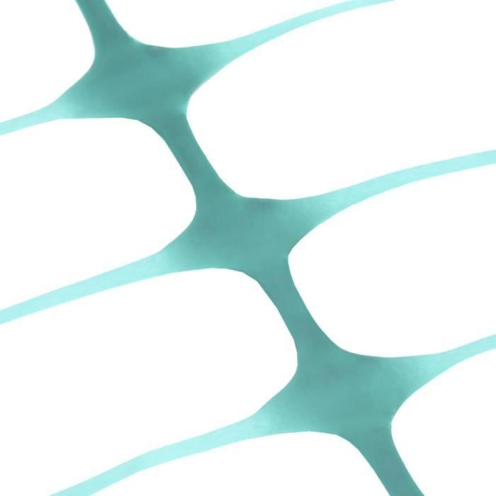 Clôture de jardin - vidaXL - 30 m - PEHD - Vert - Grille 100x40mm