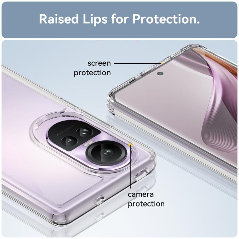 For Reno 10 Pro Case Cover OPPO Reno 10 Pro Plus Capa New Shockproof Bumper Clear Transparent Multicolor Fundas OPPO Reno 10 Pro