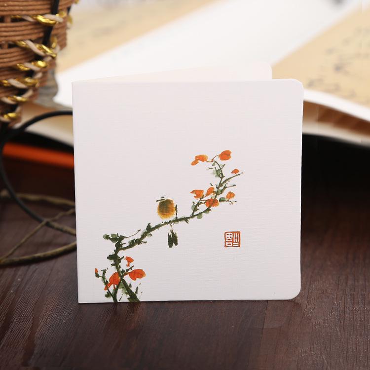 Artistic Chinese Greeting Card: Creative Birthday & Festival Blessings for Business