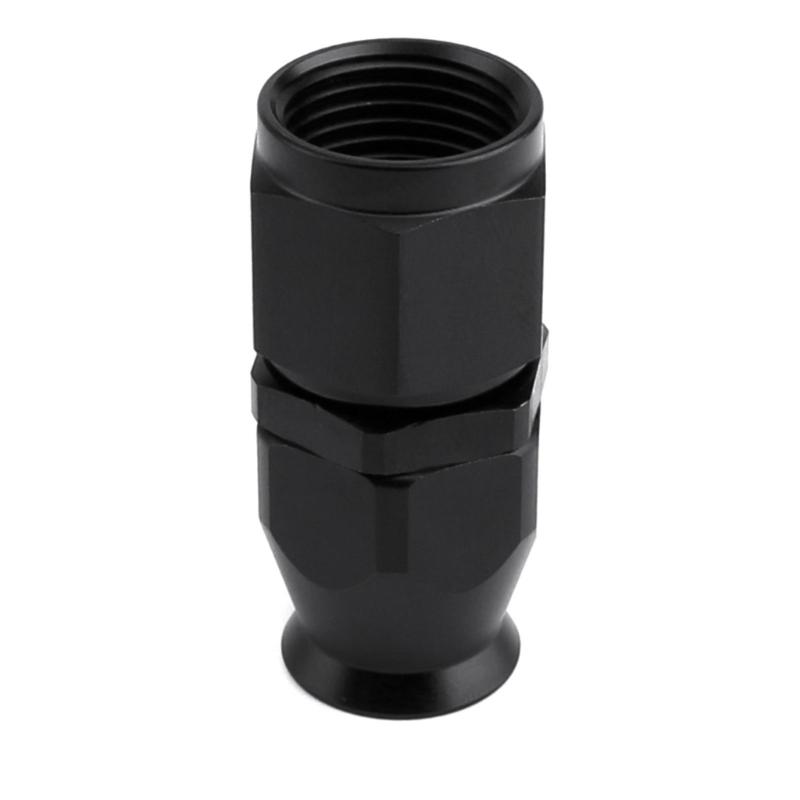 Pack of 4 PTFE Fuel Hose End Joint Fitting Adapter Straight Aluminum Hose End Fitting Auto Accessory Quick Installation