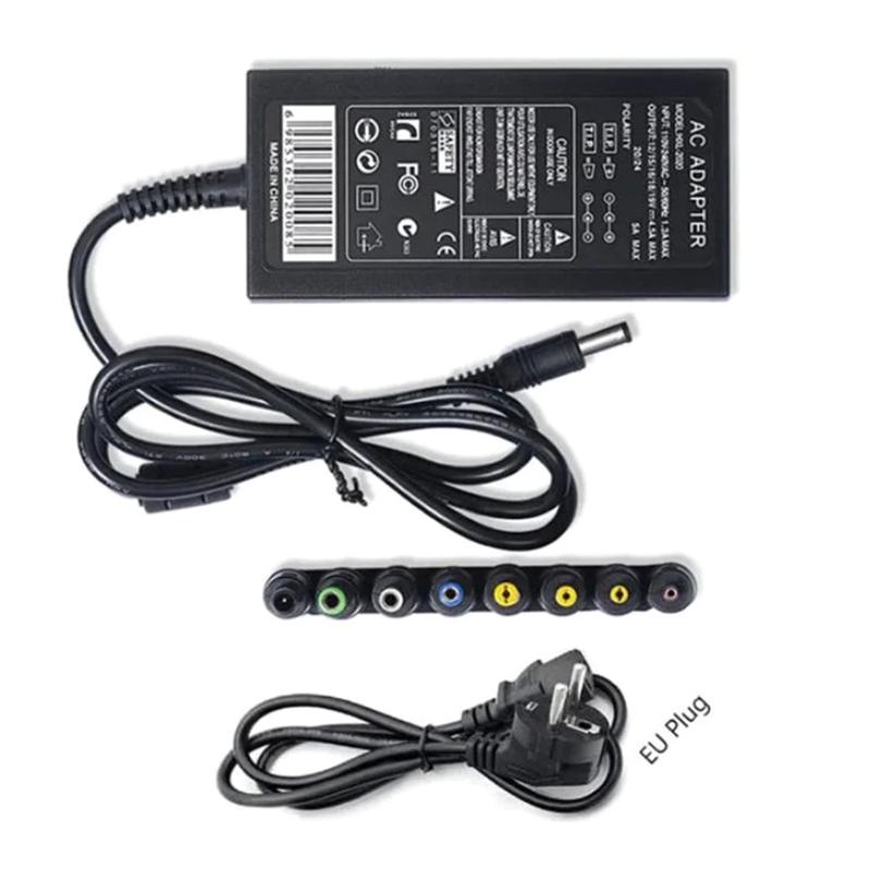 Universal Power Adapter 96W 12V To 24V Adjustable Charger Set DC 5.5x2.1mm 8 Plugs