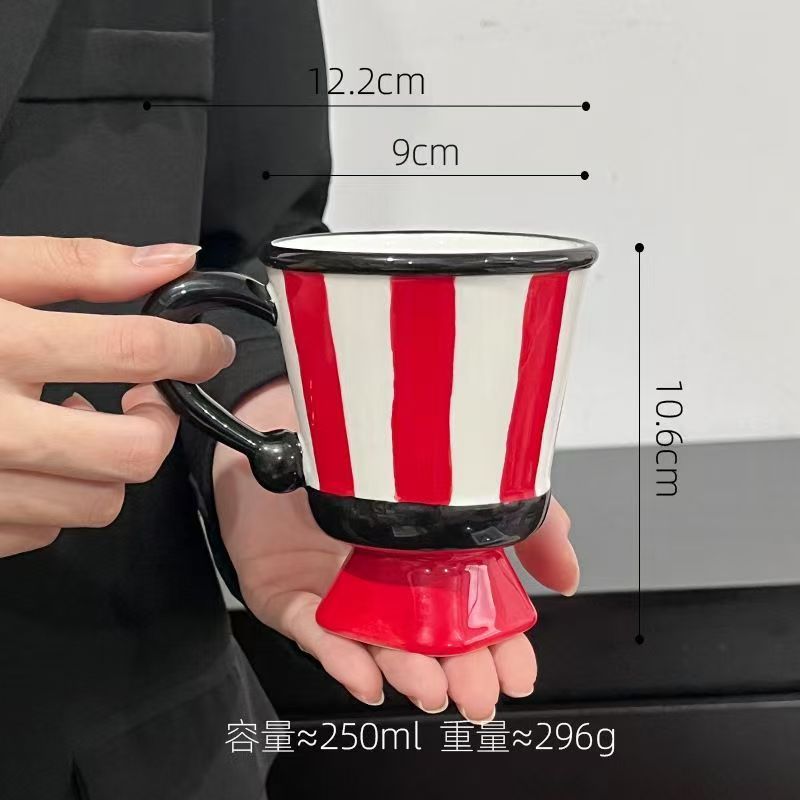 Phnom Penh White Coffee Couple Cup,280ML Light Luxury Mug European Creative Personality Trend Bone China Mugs Ceramic Drinkware