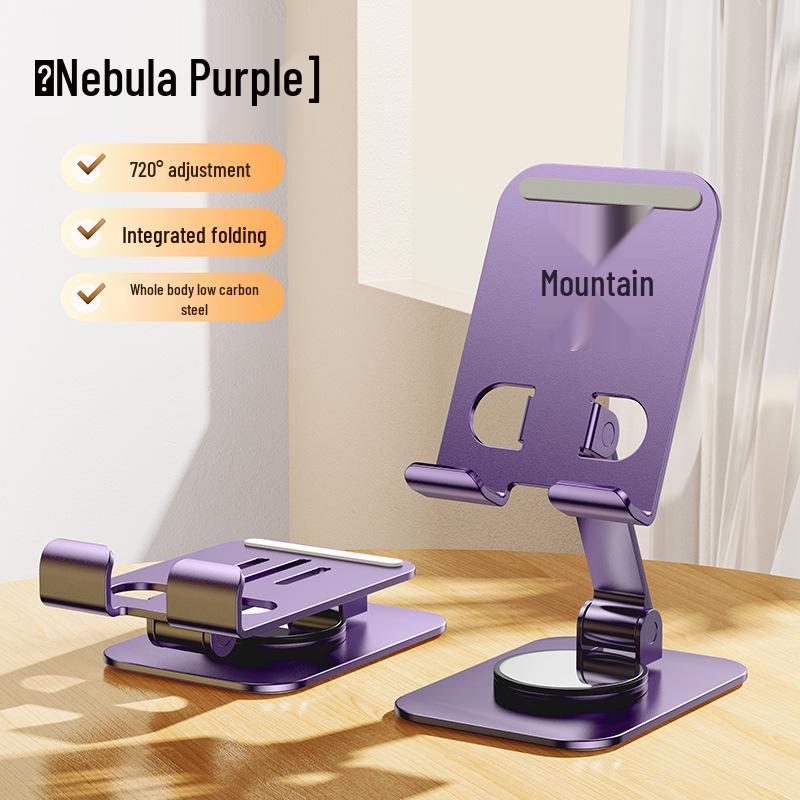 All-Metal Rotating Aluminum Desktop Tablet and Phone Stand