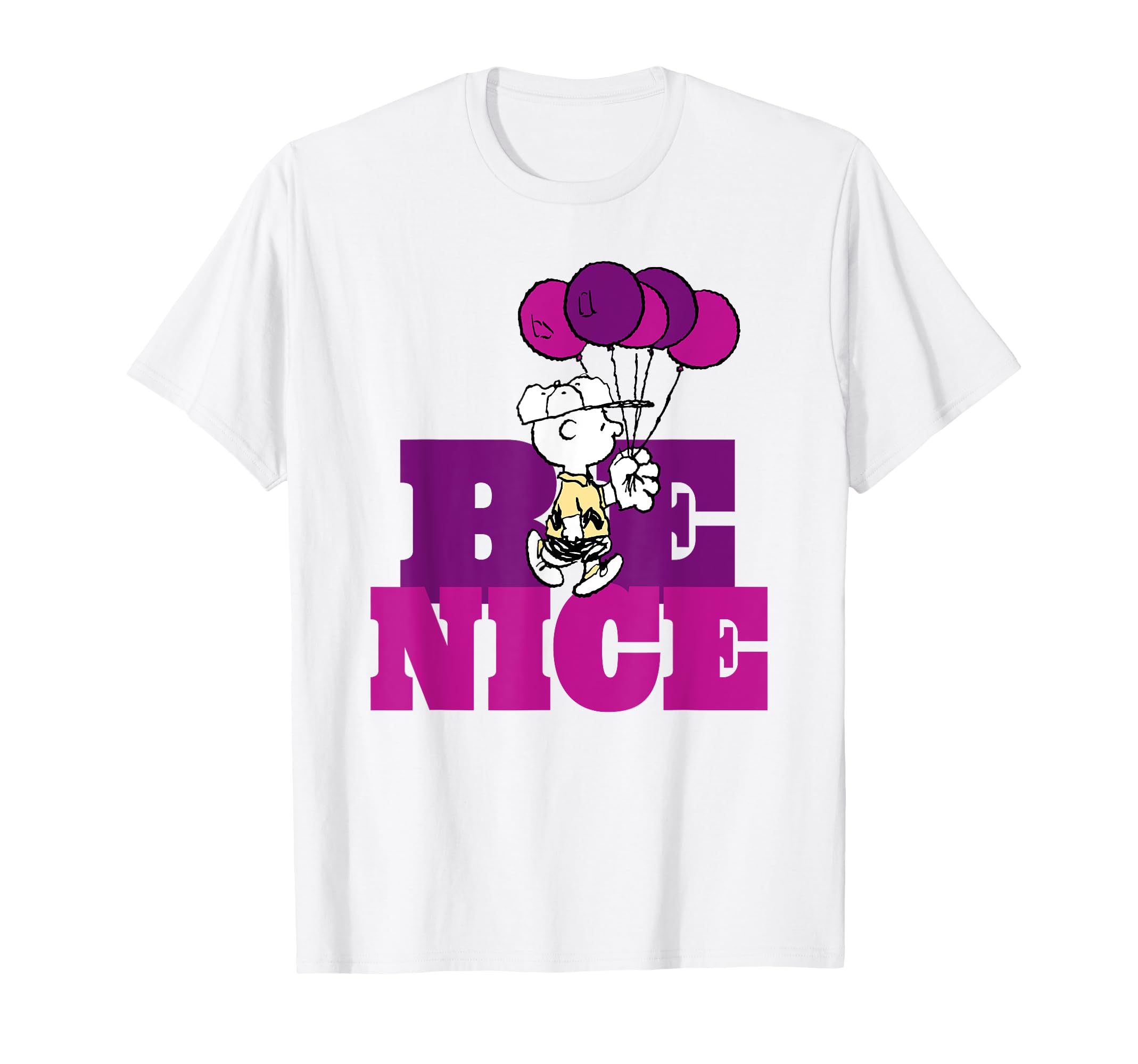 

Peanuts Charlie Brown Be Nice Balloon T-shirt