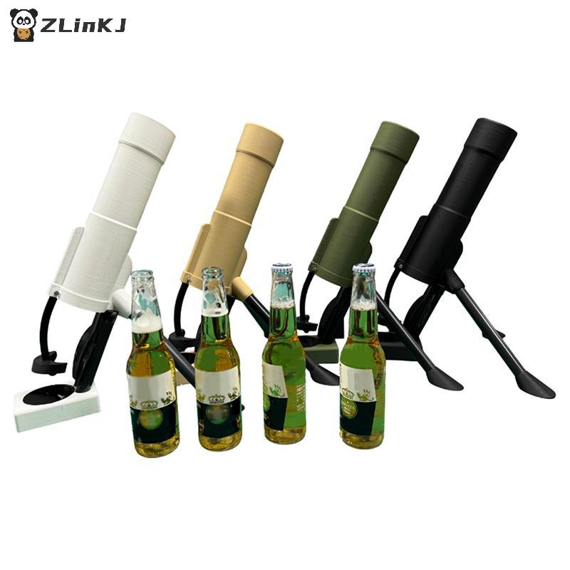 Automatic Mortar Beer Bottle Opener Hands Free Design Press Type for Home Party Bar Decor Easily Remove Caps