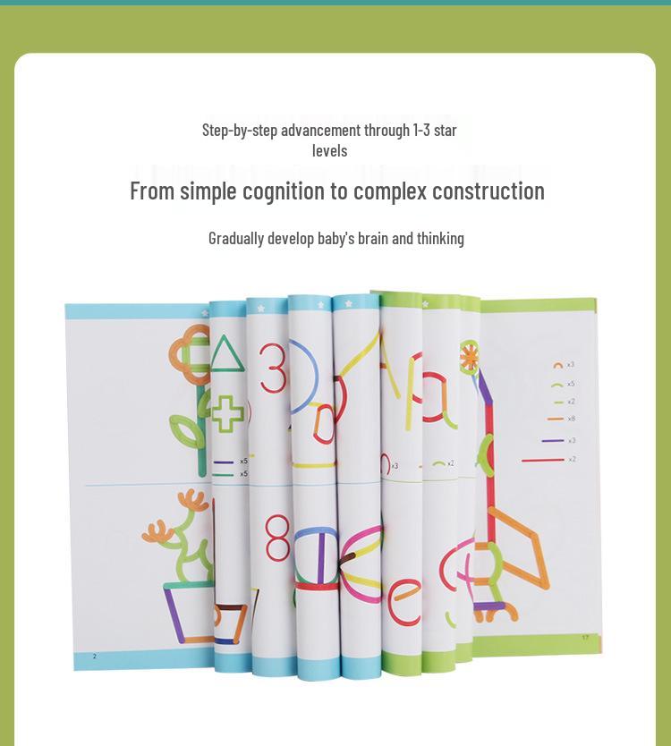 Children's Creative Interlocking Building Blocks Puzzle Set: Versatile Shapes and Educational Fun