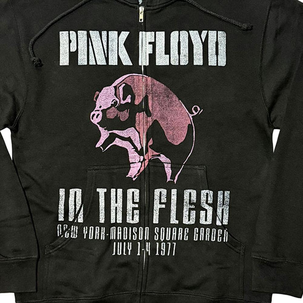Pink Floyd Unisex Volwassen In The Flesh Volledige Rits Hoodie