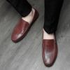 High End Brand Men's Leather Casual Shoes Versatile for Outdoor Commuting Lightweight Flat Shoes Summer New Men's Loafers
