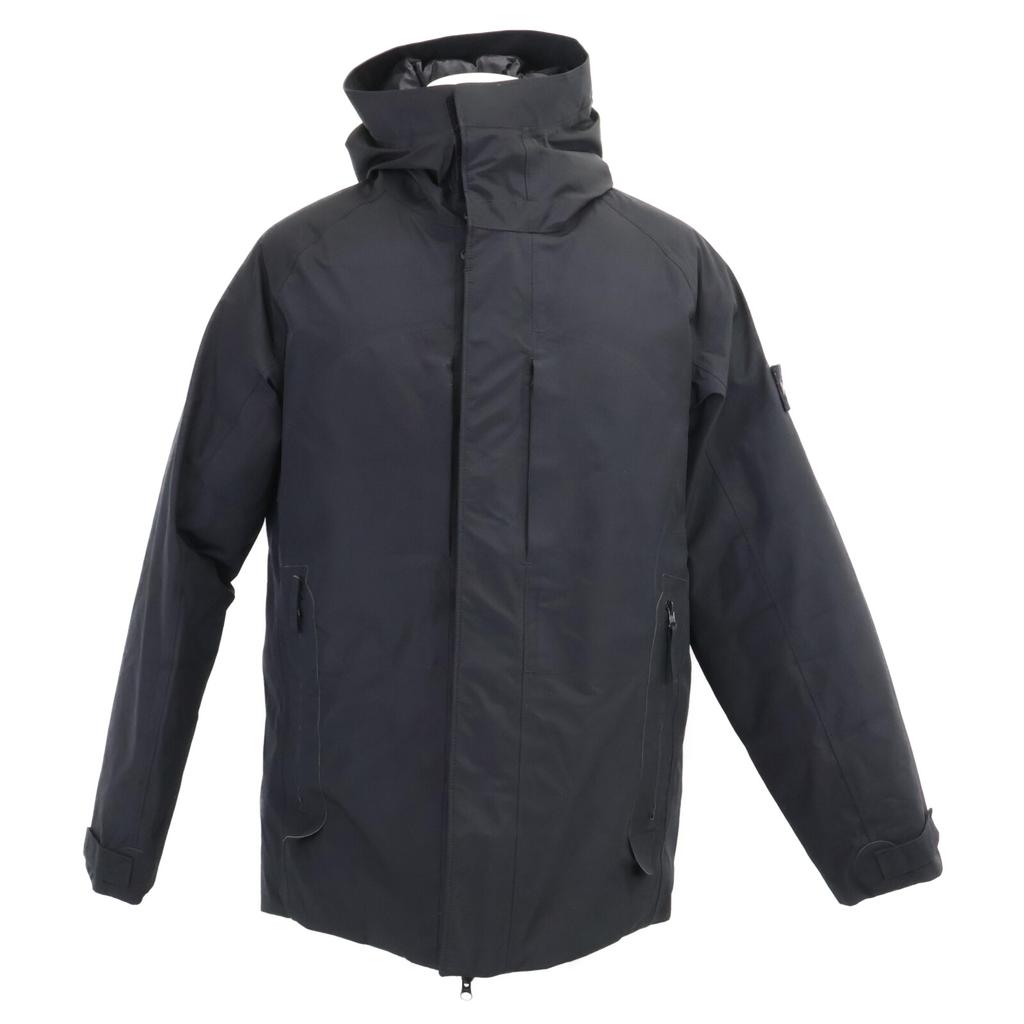 STONE ISLAND [Domestic Regular/22AW] 771541926 GORE-TEX Recycled Polyester Hooded Down Jacket M blackUsed