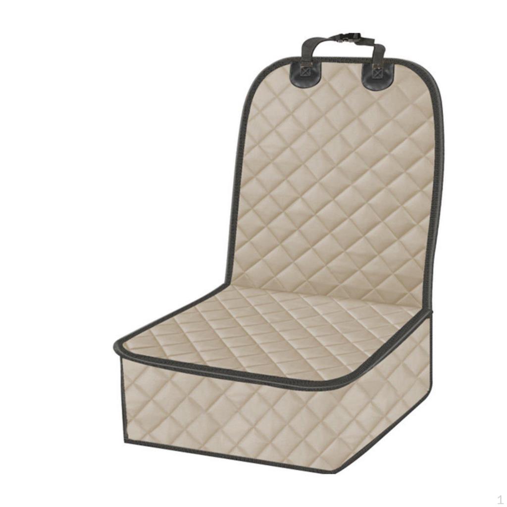 Waterproof Pet Seat Protector ScratchResistant Dog Cover NonSlip Backing Black