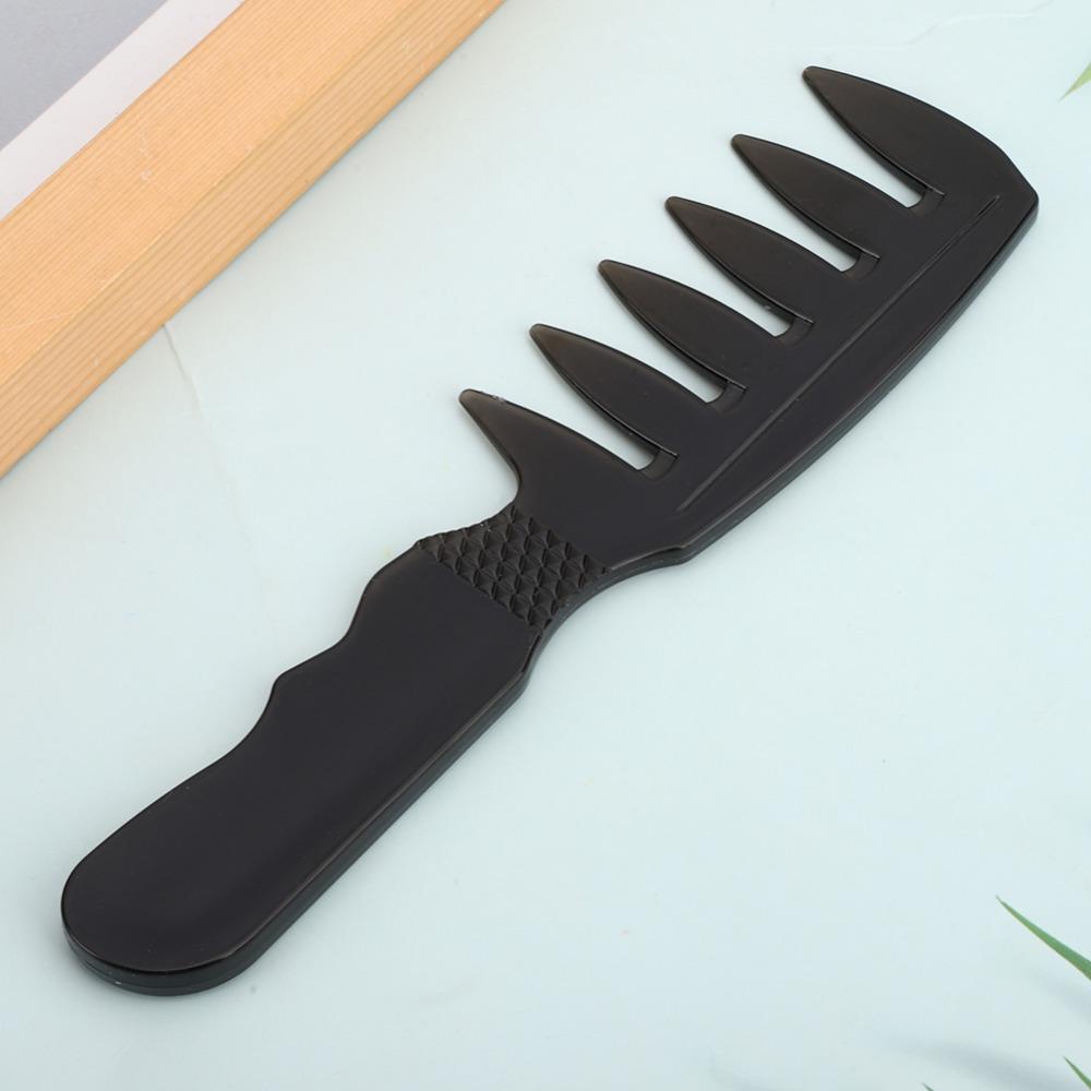 2pcs Wide Teeth Professional Men Comb PC Material Men Styling Comb Men Hairdressing Comb Salon Use