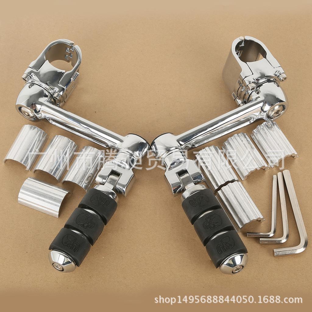 Electroplated Front Footrest Assembly for New GL1800 Goldwing (30mm/35mm)