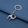 Porte-clés Camélidé Métal 3D Pendentif Camélidé Dubaï Porte-clés Porte-clés de Voiture Accessoires Souvenir Touristique Bijoux