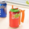 Leak Proof Soda Can Covers Portable Can Straw Lid with Stand  Standard 12oz