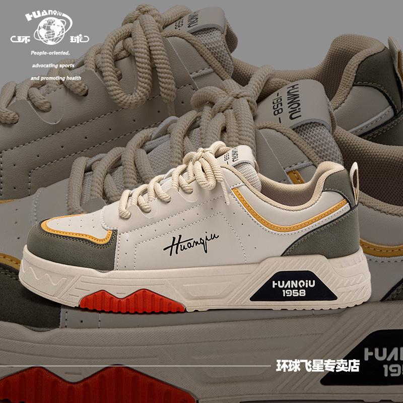 

Global retro versatile board shoes men s spring breathable casual sports platform bread shoes spring men s shoes ZHQ1188 39