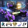Eight-Wheel Stunt Remote Control Tank Car, Can Launch Water Bombs, Climbing Off-Road Gesture Sensing Toy Car