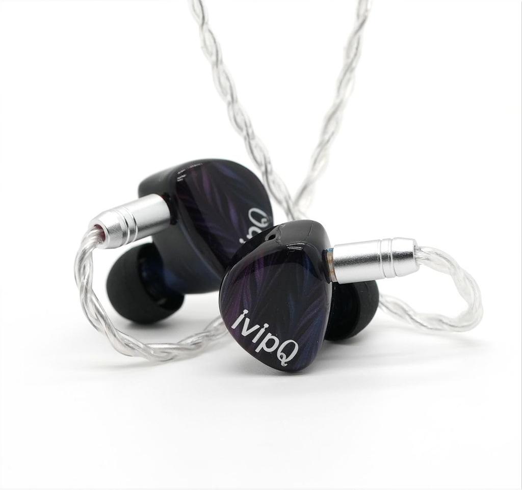ivipQ HIFI Wired In-Ear Headphones Feature a 1DD 10mm Driver, 3.5mm Stereo Plug, Detachable Cable, and an Over-the-ear Design. These Chinese-made