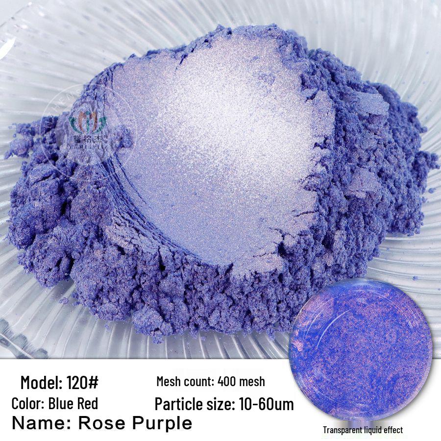120 Color Chameleon Pearlescent Mica Powder for Epoxy Resin, Paint, and Watercolor
